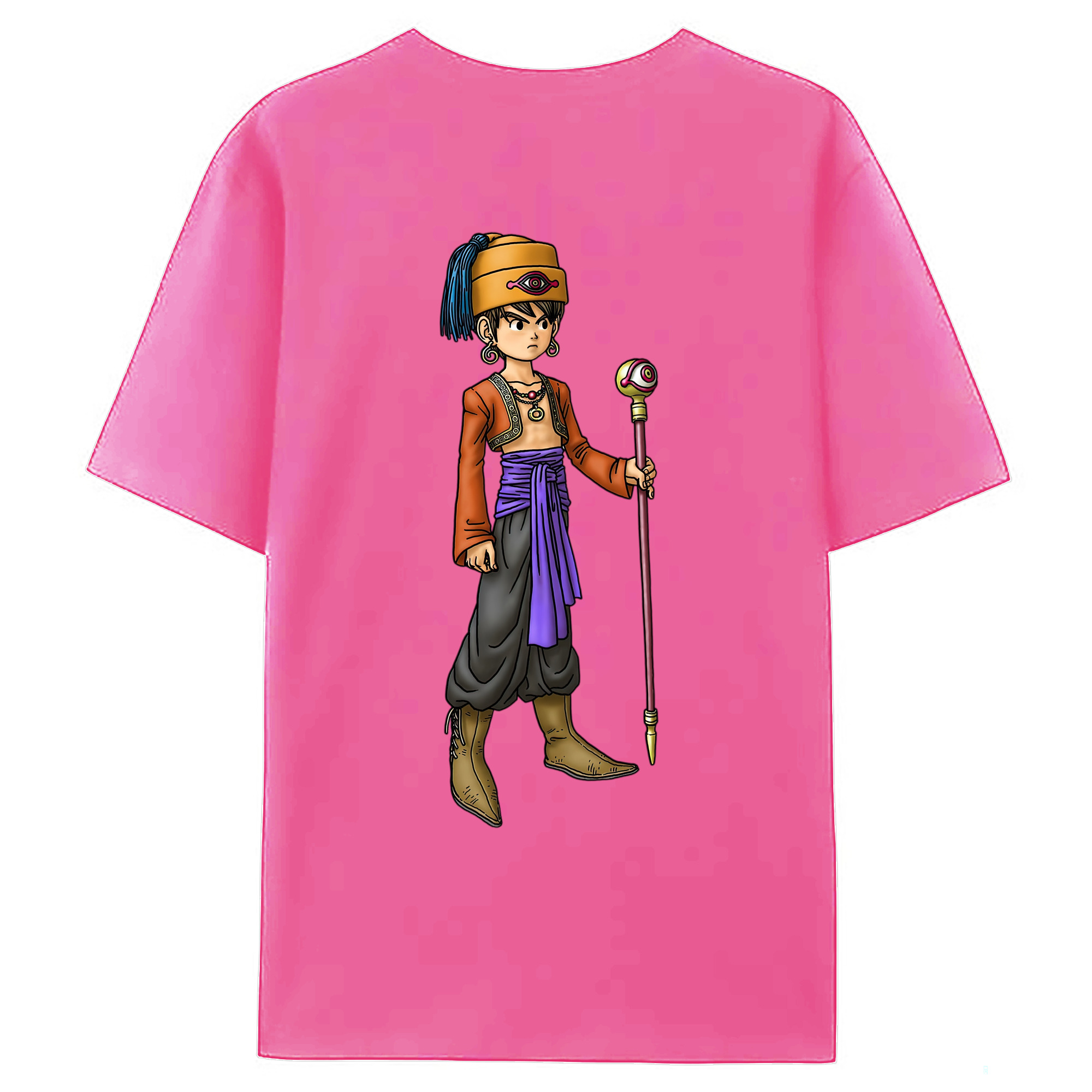 （画像用） ドラゴンクエスト Doragon Kuesuto Dragon Quest レディース半袖Tシャツ(バックプリント)